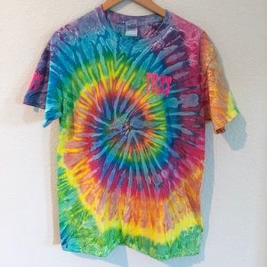 Tyler’s Texas Rare Neon Rainbow Tie Dye Hippie